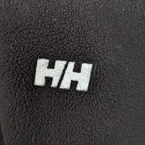 Helly Hansen Full Zip Black Fleece Sweatshirt Medium - Picture 5 of 12